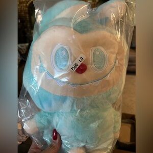 Blue and Cream Plush Toy